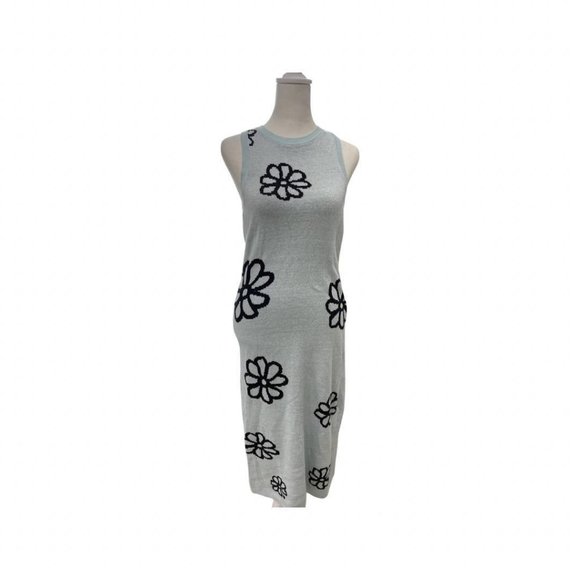 wild fable Dresses & Skirts - Wild Fable Light Blue Floral Sweater Dress (NWT)